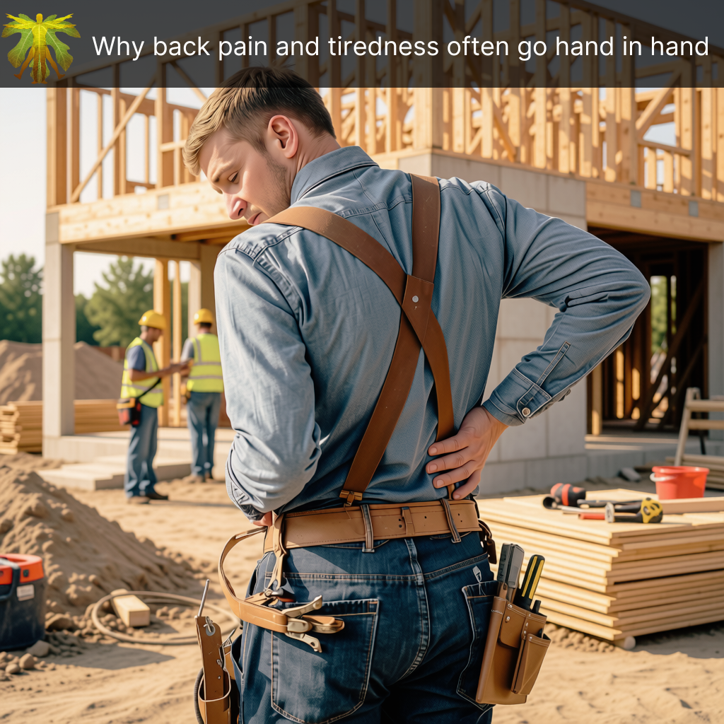 Why back pain and tiredness go hand in hand